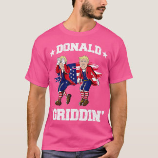 Camiseta 4 de julio Donald Rump Griddy Donald Griddin