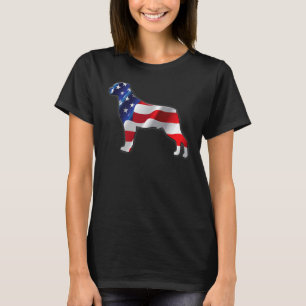 Camiseta 4 De Julio Dueños De Rottweiler Y Amantes De Perro