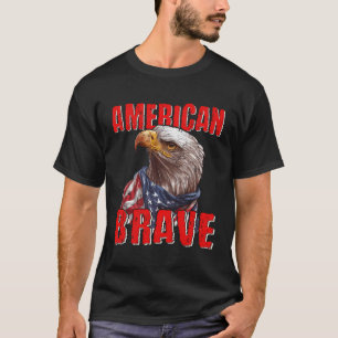 Camiseta 4 De Julio Eagle Estadounidense Bandera De Eeuu V