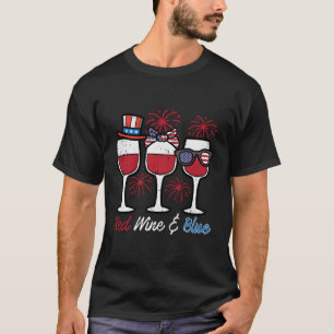 Camiseta 4 De Julio El Azul Blanco Rojo Glaza La Bandera Es