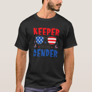 Camiseta 4 De Julio El Cuidador Del Género Revela A La Bebé