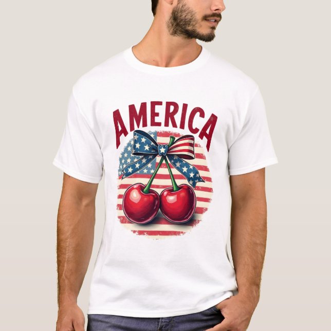 Camiseta 4 de julio en Estados Unidos (Anverso)