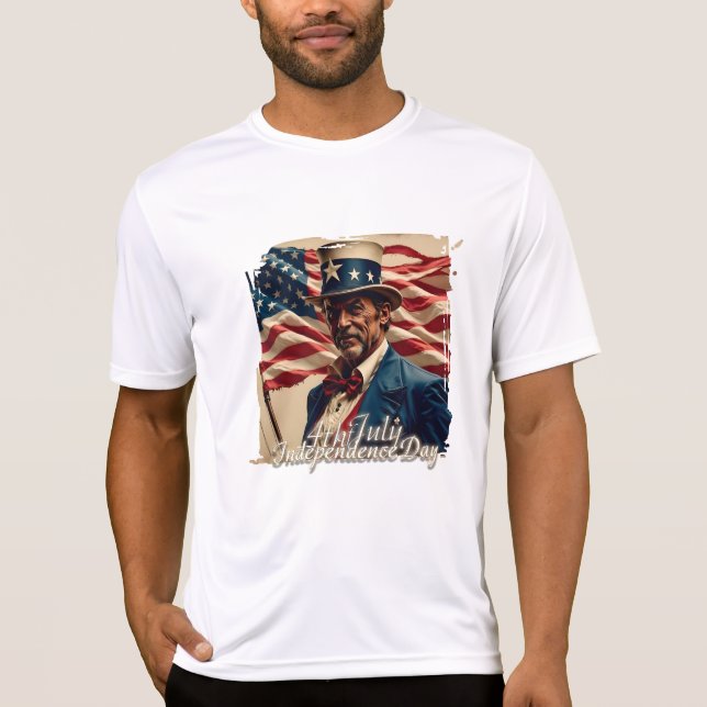 Camiseta 4 de julio - Espíritu de independencia (Anverso)