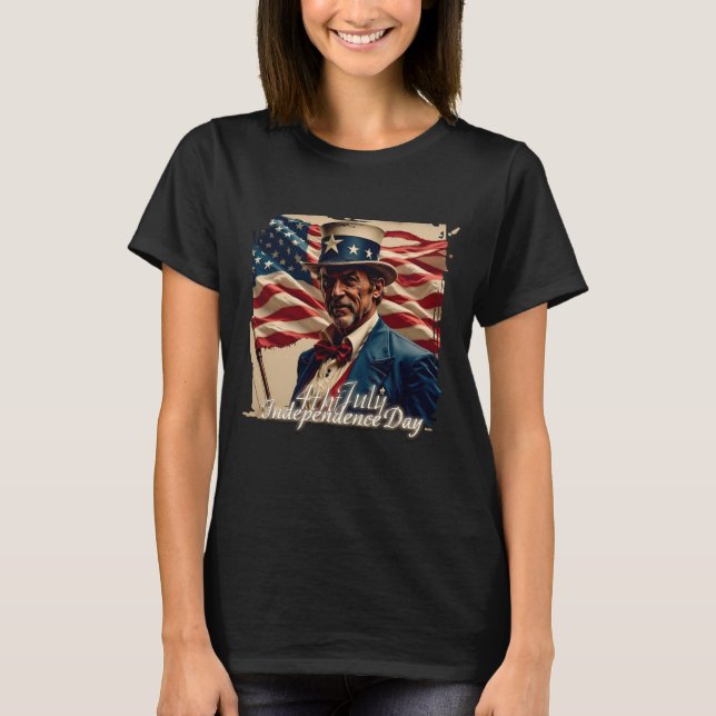 Camiseta 4 de Julio – Espíritu de Independencia (Anverso)