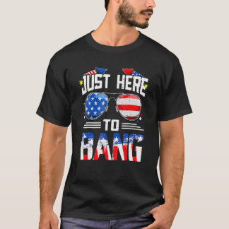 Camiseta 4 De Julio Estoy Acá Para Bang Usa Flag Sunglas
