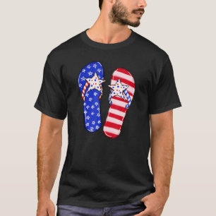 Camiseta 4 De Julio Flip Flop Summer Vibe