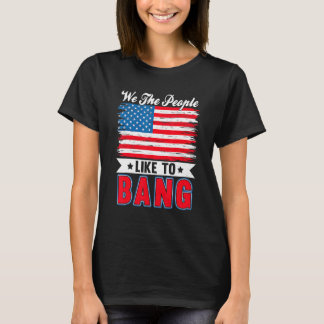 Camiseta 4 de julio, fuegos artificiales estoy aquí para Ba