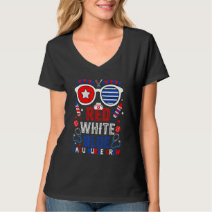 Camiseta 4 De Julio Gente De Enfermería De Pacu Blanco Rojo