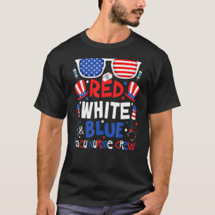 Camiseta 4 De Julio Gente De Enfermería De Pacu Blanco Rojo