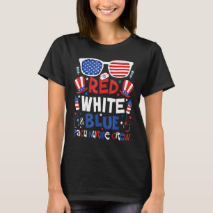 Camiseta 4 De Julio Gente De Enfermería De Pacu Blanco Rojo