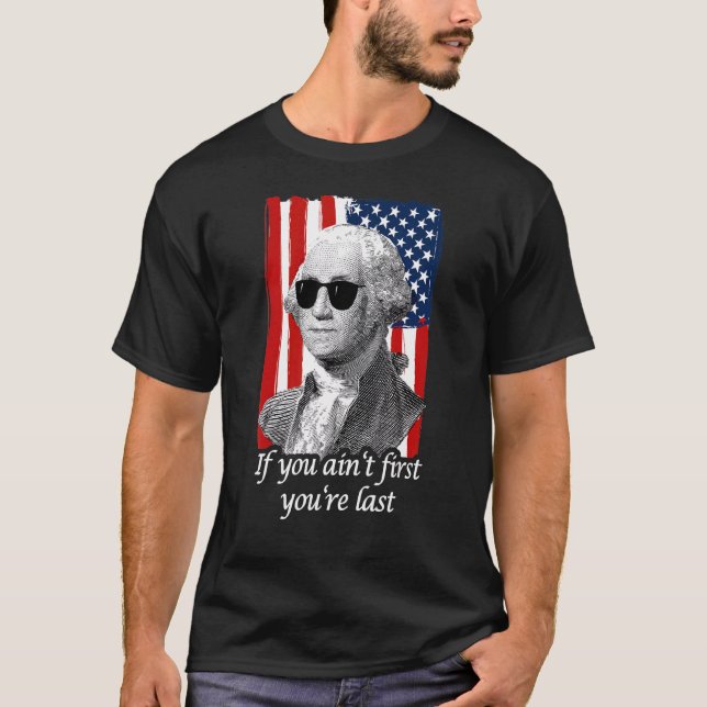 Camiseta 4 de julio Georg Washington Patriotic Cita Indepen (Anverso)