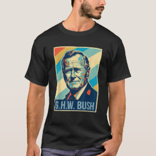 Camiseta 4 De Julio George H W Bush Presidente Retro Patrio
