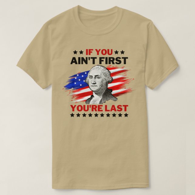 Camiseta 4 de julio George Washington 1 (Diseño del anverso)