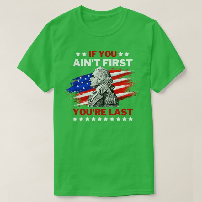 Camiseta 4 de julio George Washington 2 (Diseño del anverso)