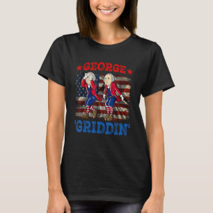 Camiseta 4 De Julio George Washington Griddy George Griddi