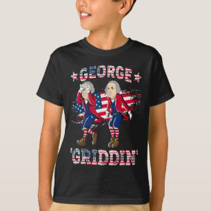 Camiseta 4 De Julio George Washington Griddy George Griddi