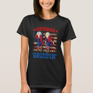 Camiseta 4 de julio George Washington Griddy George Griddi
