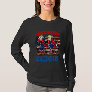 Camiseta 4 de julio George Washington Griddy George Griddi