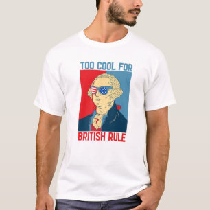 Camiseta 4 De Julio George Washington USA También Guay Para