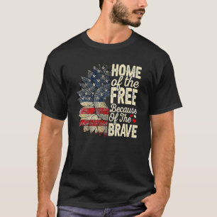 Camiseta 4 De Julio Hogar De Girasol De Los Libres A Causa