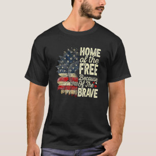 Camiseta 4 De Julio Hogar De Girasol De Los Libres A Causa