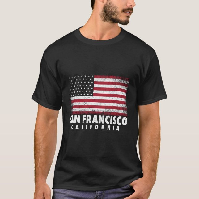 Camiseta 4 De Julio Hombres Mujeres San Francisco Californi (Anverso)