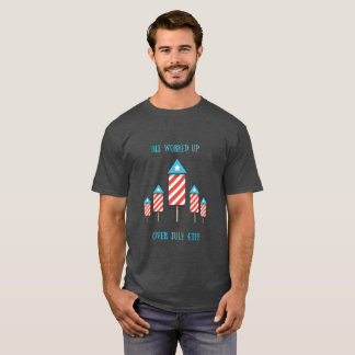 Camiseta 4 de julio hombres o mujeres divertidos de la