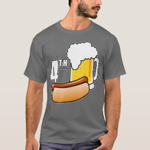 Camiseta 4 De Julio Independencia De La Cerveza Caliente