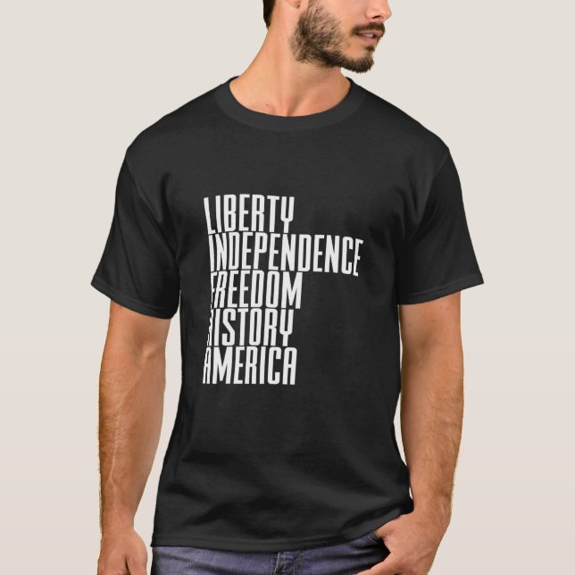 Camiseta 4 De Julio Independencia Libertad Patriótica Améri (Anverso)