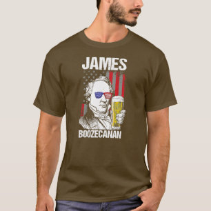 Camiseta 4 De Julio James Buchanan Patriot James