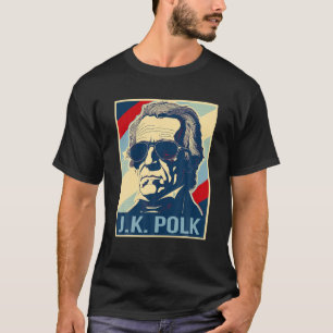 Camiseta 4 De Julio James K Polk Es Mi Presidente Patriótic