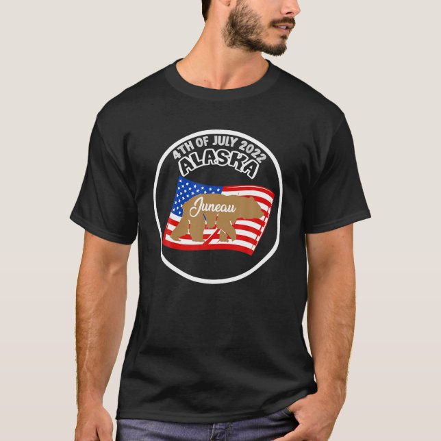 Camiseta 4 De Julio Juneau Alaska (Anverso)