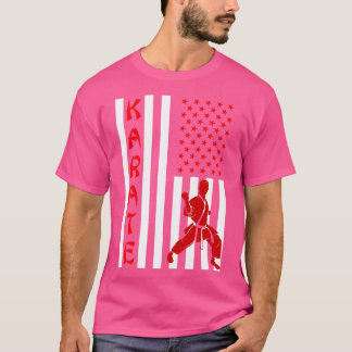 Camiseta 4 De Julio Karate Fatero Patriótico