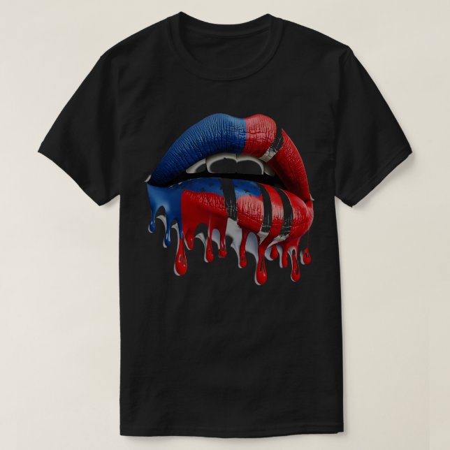 Camiseta 4 de julio la bandera de los Estados Unidos de Amé (Diseño del anverso)
