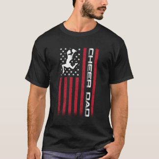 Camiseta 4 De Julio La Bandera Estadounidense Alegra A Papá