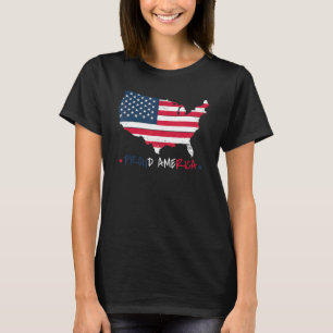 Camiseta 4 De Julio La Bandera Estadounidense Usa Ama A Los