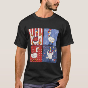 Camiseta 4 De Julio, La Estadounidense De La Noche De La No