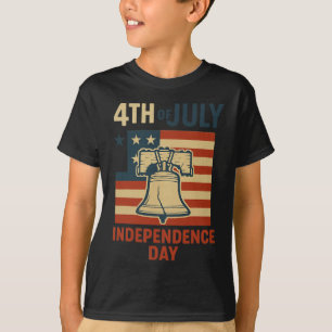 Camiseta 4 De Julio Libertad Bell Día De La Independencia E