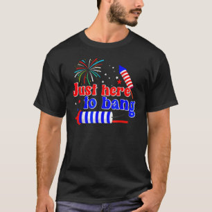 Camiseta 4 De Julio Los Fuegos Artificiales Acá A Bang Amer