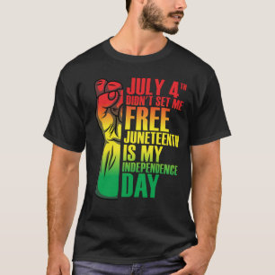 Camiseta 4 de julio no me liberó el día de la independenc