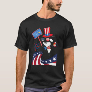 Camiseta 4 De Julio Orca Asesina Ballena Para Hombres Mujer