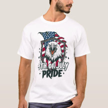 Camiseta 4 de Julio Orgullo USA