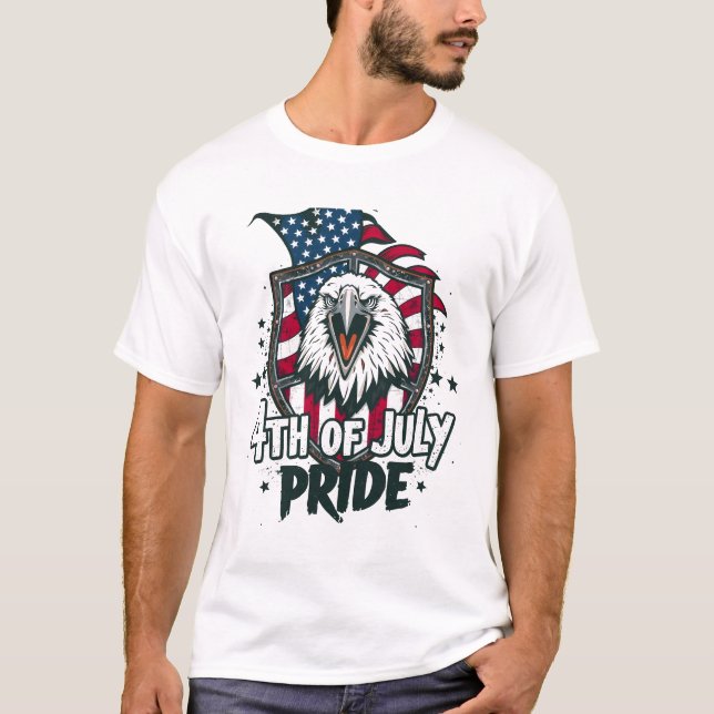 Camiseta 4 de Julio Orgullo USA (Anverso)