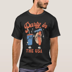 Camiseta 4 De Julio Para Hotdog Py En Eeuu