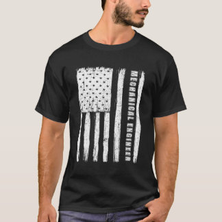 Camiseta 4 De Julio Para Ingeniero Mecánico