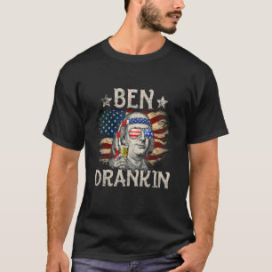 Camiseta 4 De Julio Para Los Hombres Ben Drankin Benjamin F