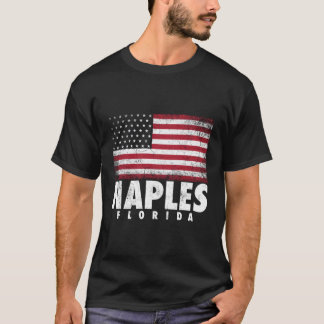 Camiseta 4 De Julio Para Nápoles Florida Bandera Estadounid