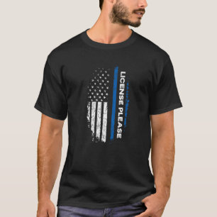 Camiseta 4 De Julio Para Un Oficial Patriótico De Control A