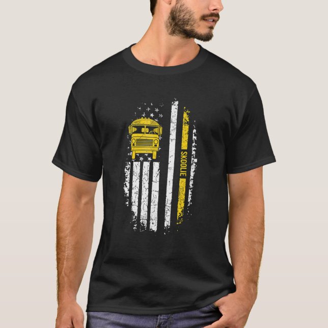 Camiseta 4 De Julio Para Un Propietario Patriótico De Skool (Anverso)