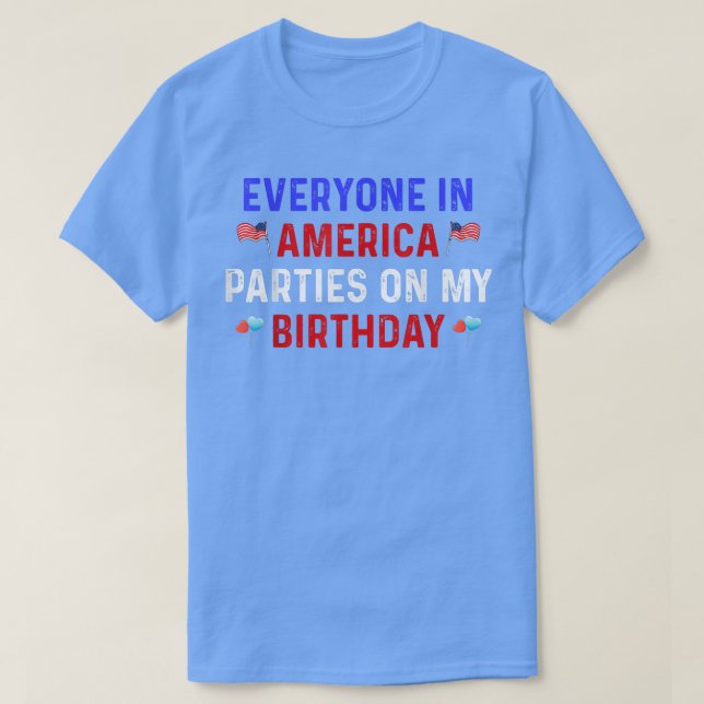 Camiseta 4 De Julio Patriotas Todos En Estados Unidos Fiest (Diseño del anverso)